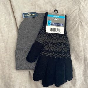 Men’s hat and glove set